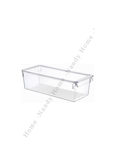 Nandy Home Kapaklı Midi Tall Clear Buzdolabı & Dolap Içi Düzenleyici Organizer Şeffaf