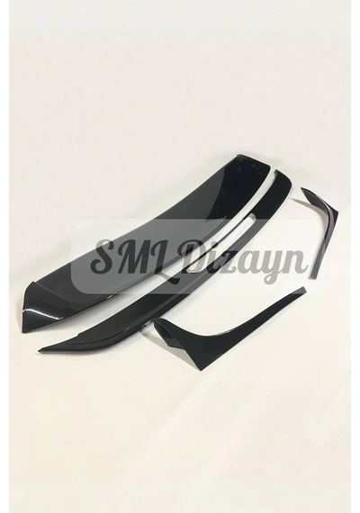 Volkswagen Golf 7-7.5 Bagaj Üstü Gti Spoiler Spoyler 4 Parça +12