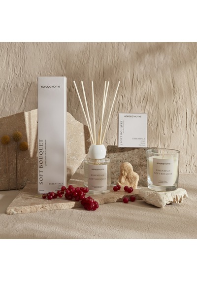 Karaca Home Essentials Soft Bouquet Kokulu Mum Beyaz