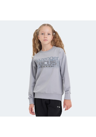Slazenger LAST Çocuk  Taş Gri Sweatshirt