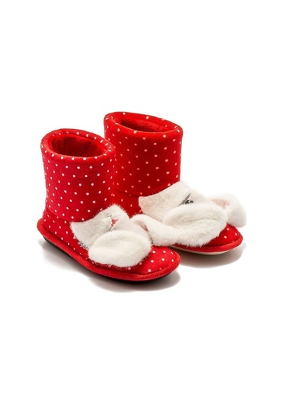 Twigy Bunny Kadın Ev Botu Kırmızı 36/41 CC0040 Kırmızı