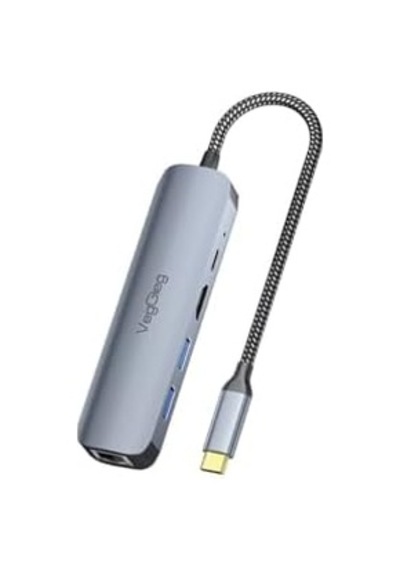 Type-c Pd 100w 5 Portlu 4k 60hz Hdmı Gigabit Ethernet Usb 3.0 Çoklayıcı Hub