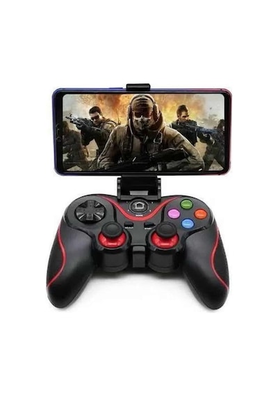 Joystik Gamepad Bluetooth Telefon Tutucu Oyun Kolu Telefon Android Uyumlu Diğer