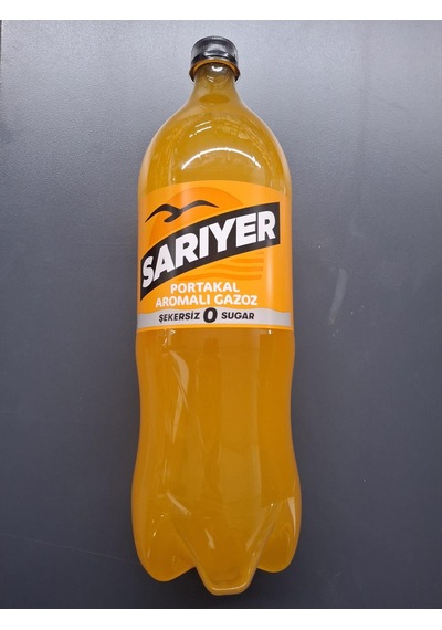 Sarıyer Portakal Aromalı Gazoz Şekersiz 1,5 Lt X 6 Adet