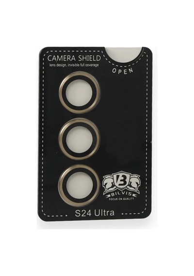 Samsung Galaxy S24 Bilvis Titan Kamera Lens - Gold Belirtilmemiş