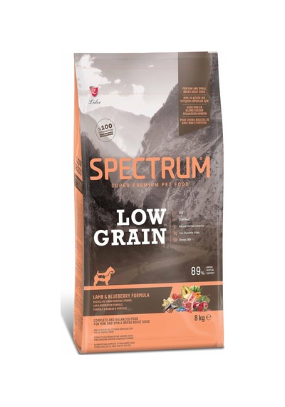 Low Grain Kuzu Etli Ve Yaban Mersinli Mini Irk Yetişkin Köpek Maması 8 Kg