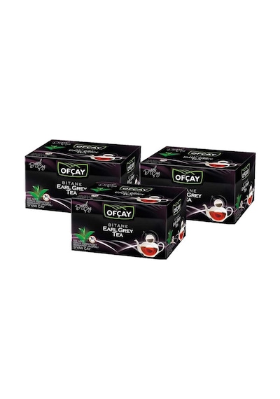 Ofçay Bitane Earl Grey Bergamot Aromalı Siyah Süzen Demlik Poşet Çay 3'lü 100 x 3.2 G
