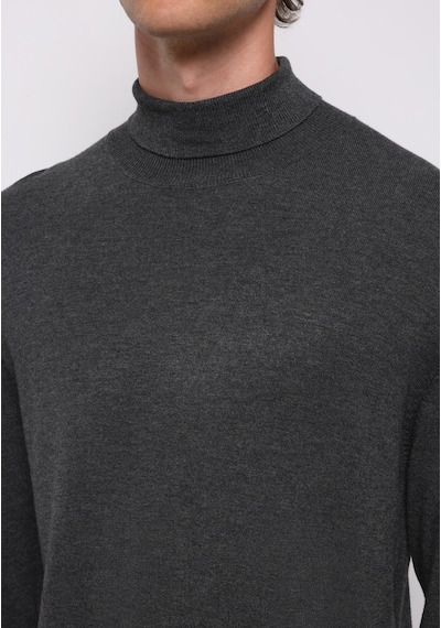 Colin's Colins Regular Fit Turtle Neck Jakarlı Erkek Antrasit Kazak Cl1077102 Q1.v1 Anm Antra Melanj