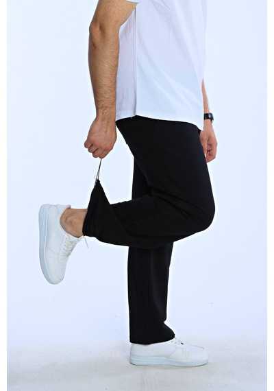 Eg38 Düz Baggy Eşofman Siyah Siyah