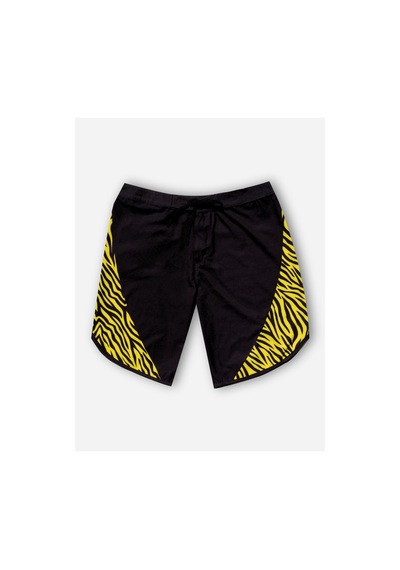 Pose I Down Leo Yellow Surf Boardshort Siyah