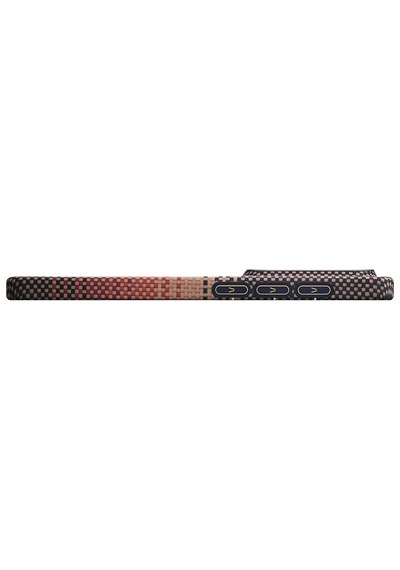 Galaxy Uyumlu S26 Plus Kılıf M-safeli Aramid Fiber Pitaka Tactile Woven Sunset-moonrise Serisi Kahverengi Kahverengi