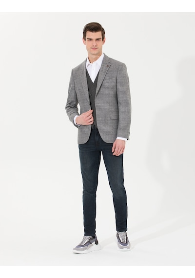 Pierre Cardin Erkek Gri Ceket 50256395-vr024 Gri