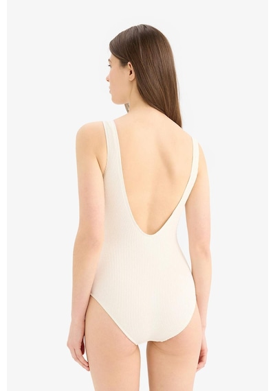 Defacto Regular Fit Bürümcük Mayo-fall İn Love T8005az25smer103 Ekru