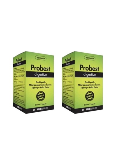 Digestive Probiyotik, 2'li Paket, 20 Kapsül