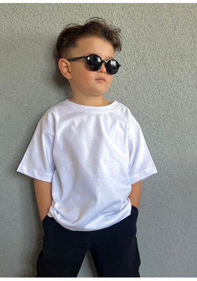 Yeni-unisex 12-36 Ay Polarize Ve Uv Korumalı Siyah Çocuk Güneş Gözlüğü Siyah
