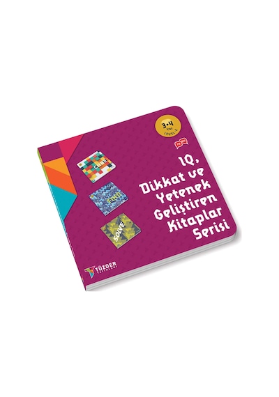 6'Lı Set 3-4 Yaş / Iq Dikkat ve Yetenek Geliştiren Kitaplar