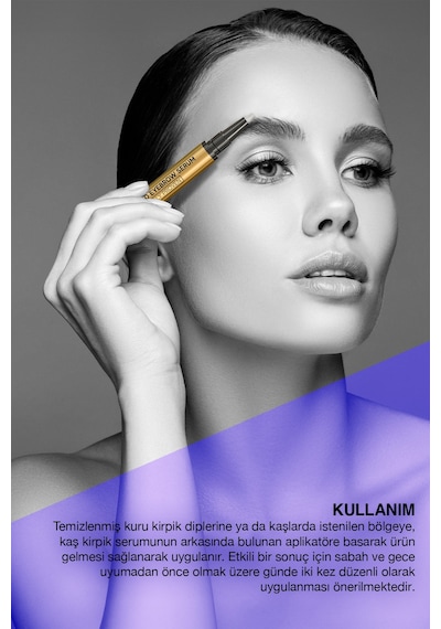 Bioxcin Kaş Kirpik Serumu - Kolajen Hyaluronik Asit Hint Yağı Keratin Peptidleri B5 Biocomplex B11