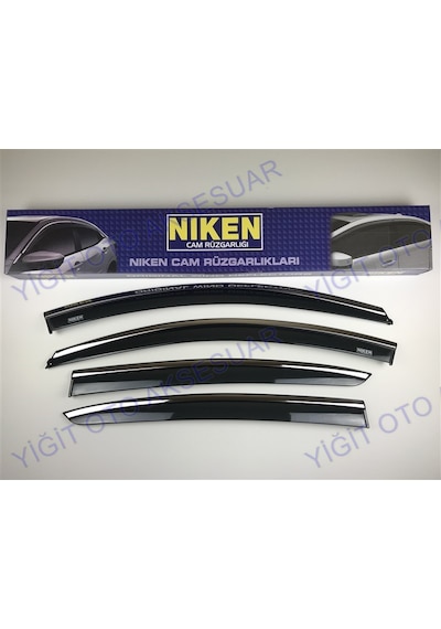 Renault Megane 4 Sedan Kromlu Cam Rüzğarlığı 4.Lü Niken Marka