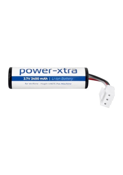 Power-xtra - Verifone - Hugin Vx675 Yüksek Kapasiteli Pos Bataryası - 3.7v 3400mah Li-ion Batarya