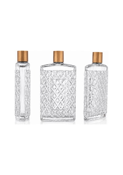 200 Ml 3 Adet Kristal Kolonya Şişesi