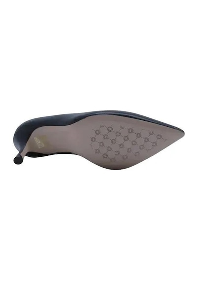 Poletto Hakiki Deri Sıyah Ayakkabı Stiletto 9841 35-1206 Siyah