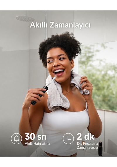 Laifen Wave Pro Abs Siyah Elektrikli Diş Fırçası
