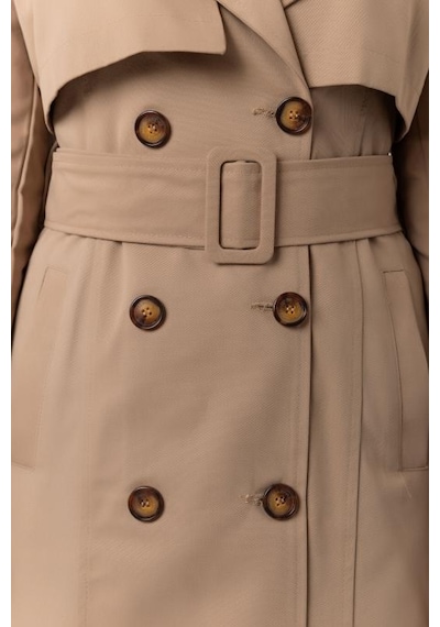 Pastelastore %100 Pamuk Gabardin Uzun 110cm Astarlı Kemerli Kadın Trençkot 1111 Yeni Bej Pastelastore %100 Pamuk Gabardin Uzun 110cm Astarlı Kemerli Kadın Trençkot 1111 Yeni Bej