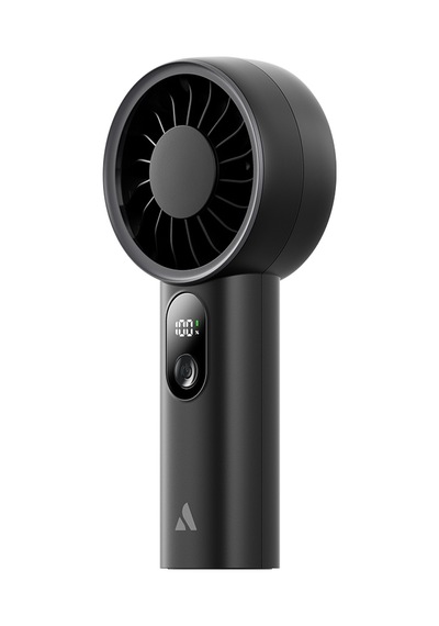 Aecooly Pe01 El Fanı Dijital Led Göstergeli 5 Kademeli Portatif Soğutucu Siyah