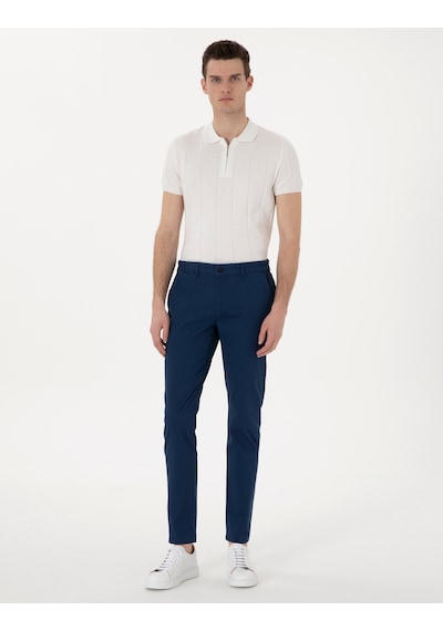Pierre Cardin Erkek İndigo Pantolon Kanvas-chino 50308111-vr028 İndigo