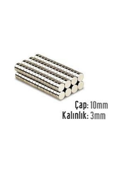 Neodyum Mıknatıs 10x3 Mm 10 Adet