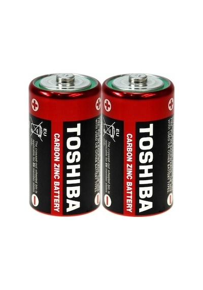 Toshiba R20Sl Çinko Karbon Büyük Boy D Pil 20'li
