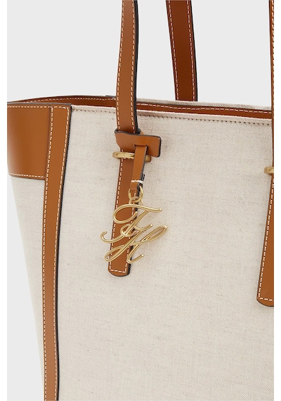 Tommy Hilfiger Keten Karışımlı Omuz Askılı Kanvas Çanta Kadın Çanta Aw0aw18829 Gb8 Bej