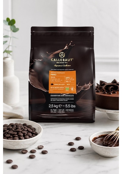 Callebaut Signature Collection Zestina Peru Bitter Çikolata 2,5 Kg