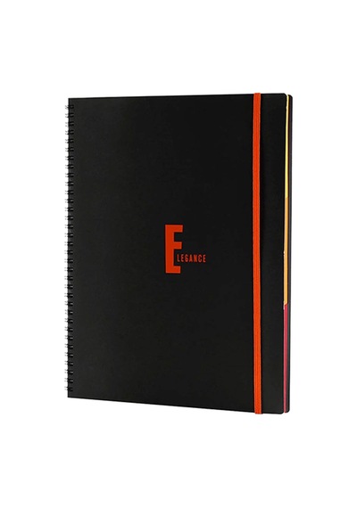 Elegance A5 Defter Çizgili 160 Syf Spiralli 103 Ivory
