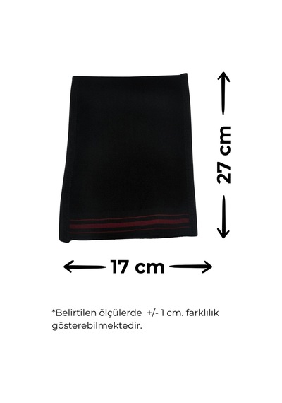 Siyah Krep Banyo Hamam Kesesi Peeling Eldiveni 17x27 Cm