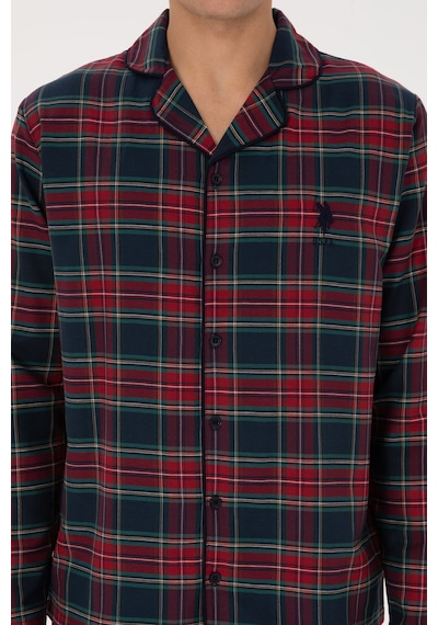 U.s. Polo Assn. Erkek Bordo Pijama Takım 50318614-vr014 Bordo