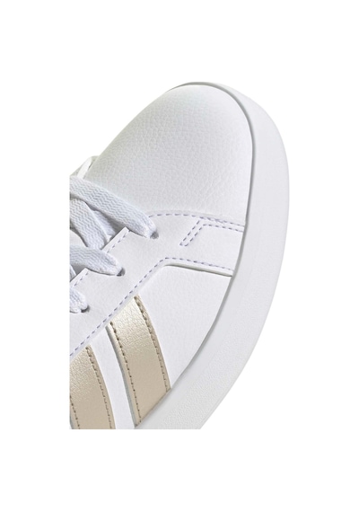 Adidas Grand Court Base 3.0 Beyaz Kadın Sneaker Beyaz-altın Adidas Grand Court Base 3.0 Beyaz Kadın Sneaker Beyaz-altın