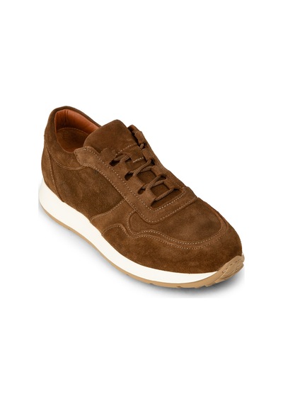 Deery Erkek Hakiki Süet Taba Renk Sneaker Ayakkabı - E8210mtbae01 Taba