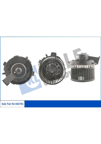 Kale 342745 Kalorifer Motoru Blower - Peugeot 206 2003- 1.4 16v Klimalı Modeller 6441k0 - 6441n9 - 6441w5