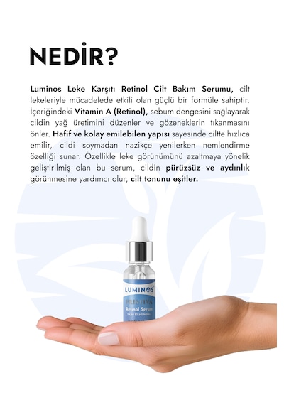 Luminos Leke Karşıtı Retinol Serum 10 ML