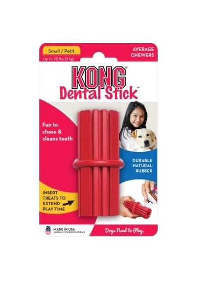 Kong Dental Stick Diş Temizliği Sağlayan Çok Amaçlı Köpek Oyuncağı S