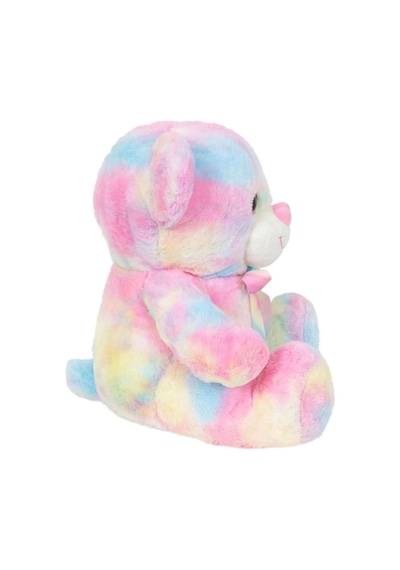 Mey İthalat Gökkuşağı Renkli Peluş Ayı 45 Cm