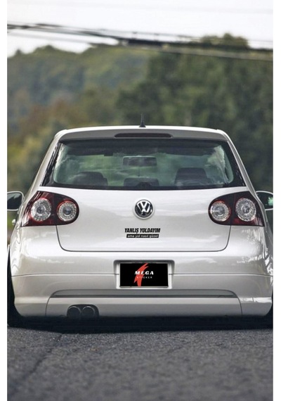 Yanlış Yoldayım Oto Sticker 14 4 Cm