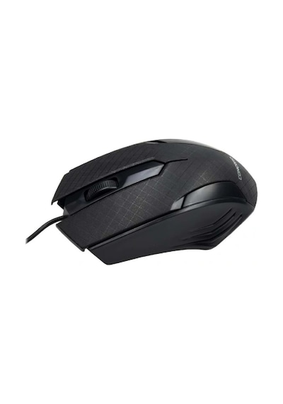 Siyah Mat Desenli Usb Kablolu 3d Optik Mouse Renkli