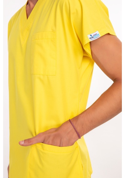 Unisex Sarı Terikoton Alt Üst Forma Takım Sarı Sarı