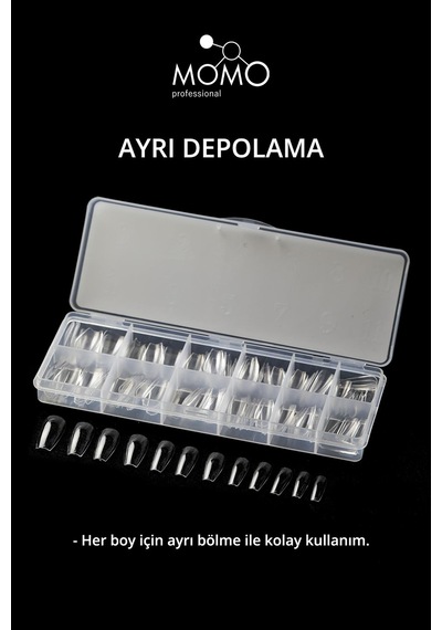 Momo Professional Tırnak Soft Gel Tips 120 Ad. Balerin