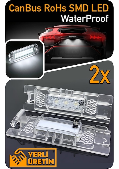 Opel Corsa C D E Canbus Led Plaka Aydınlatma Ledi Lambası
