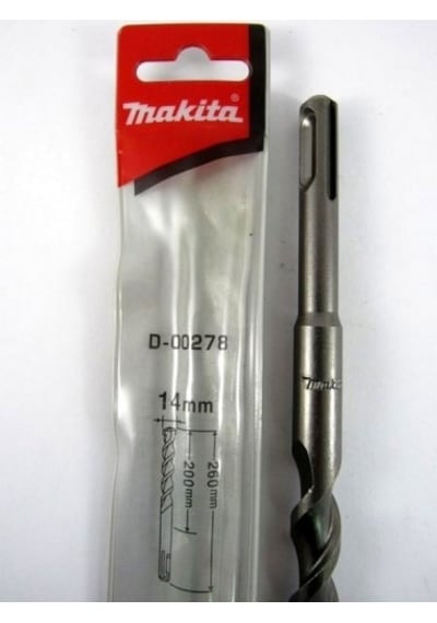 Makita D-00278 Ø 14x260mm Sds Plus Matkap Ucu (beton İçin)