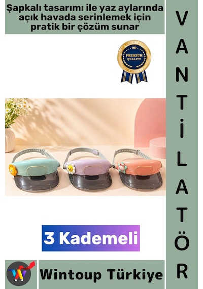 Vantilatör Gündelik Çanta Boy Seyahat Tipi Kompakt Taşınabilir Hafif Sessiz Çalışma Yaz Serinleme Ş