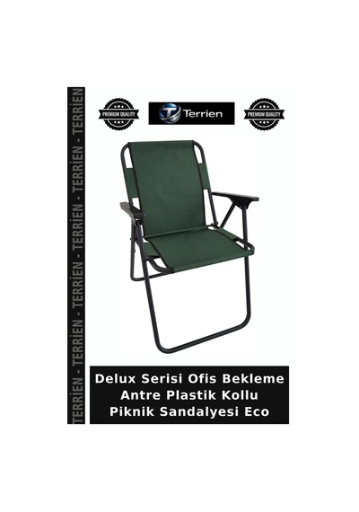 Delux Serisi Ofis Bekleme Antre Plastik Kollu Piknik Sandalyesi Eco Çok Renkli